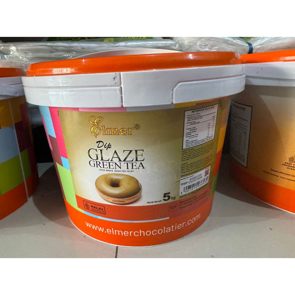 Elmer Green Tea Glaze 5kg. Elmer Glaze Greentea pail 5kg