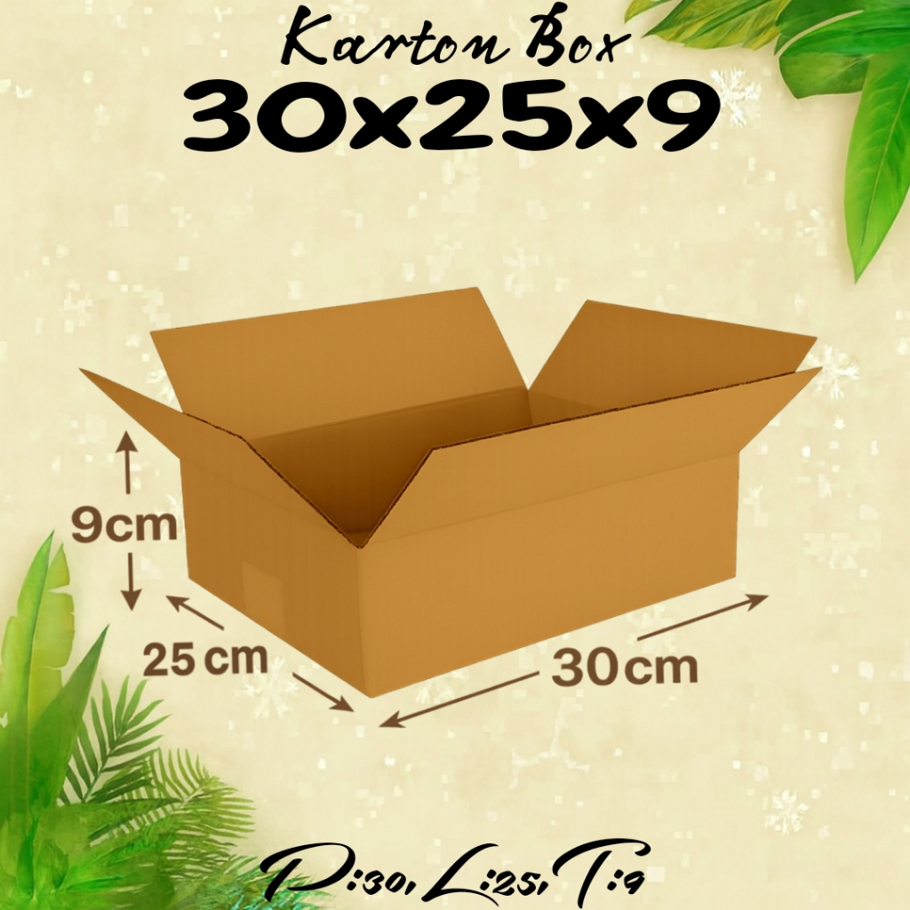 Kardus Packing UK 30x25x9 Kardus Polos,Kardus Murah,Kardus Mini,Kardus Kecil,Kardus Besar