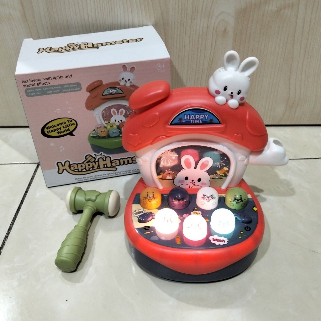 Mainan Game pukul tikus kura-kura pukul bebek pukul