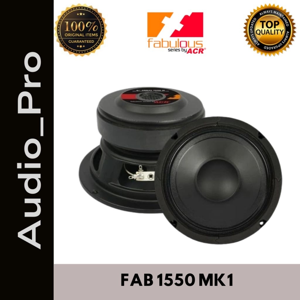 Speaker Komponen Fabulous 6inch 1550 MK1 Fabulous 1550 MK 1 6inch Speaker Komponen