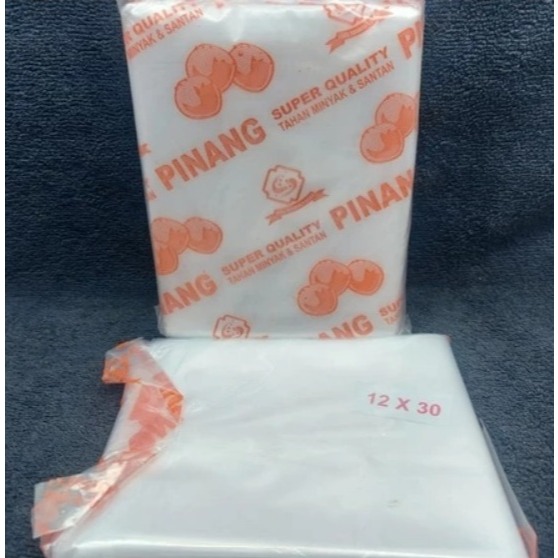 KANTONG PE/PLASTIK PE PINANG 12X30(1BKS)