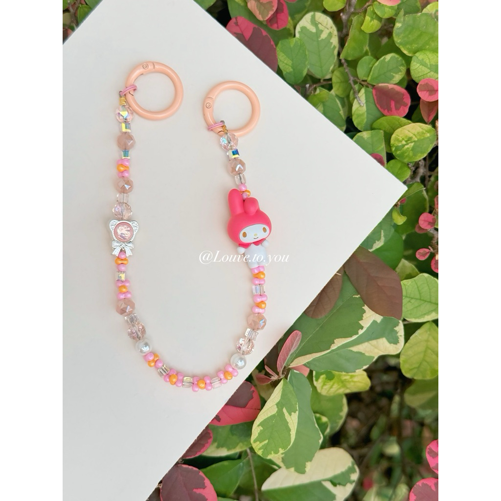 PREMIUM LUXURY 2 Ways Phone & Bag Charm - ORI SANRIO (CRYSTAL & SWAROVSKI)