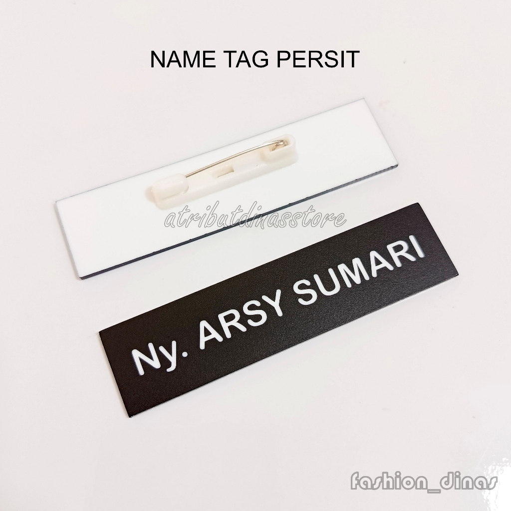 NAME TAG PERSIT PENITI PAPAN NAMA PERSIT NAMA DADA PERSIT