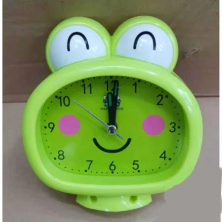 Jam Weker Beker Karakter Kartun Keroppi Keropi Lucu Jam Meja Anak Bunyi Beep Murah