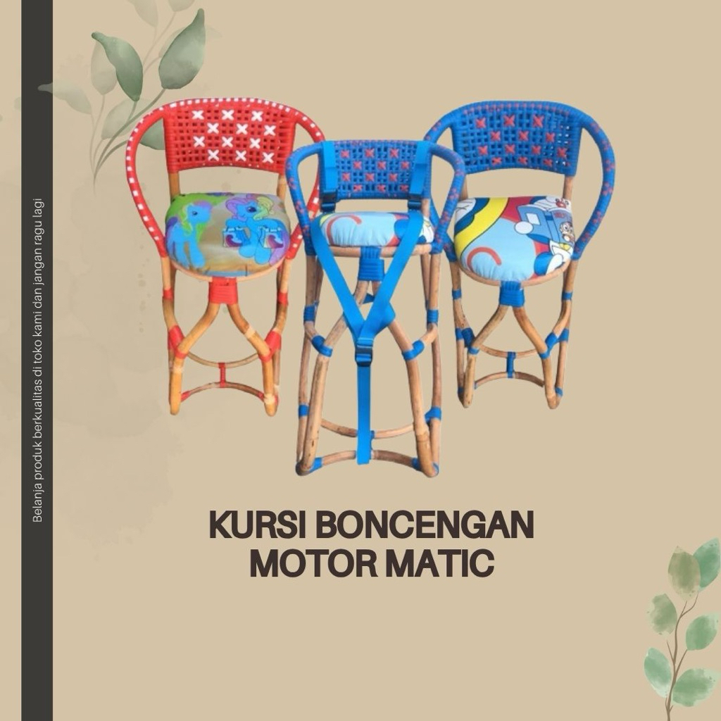 Kursi Motor Anak / Kursi Boncengan / Dudukan Motor Matic Anak