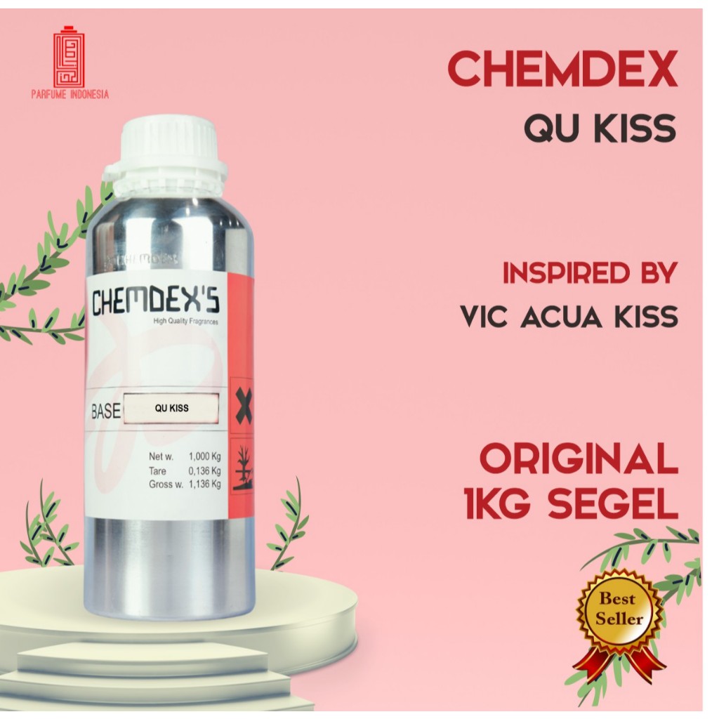 bibit parfum murni QU KISS CHEMDEX'S 1KG SEGEL