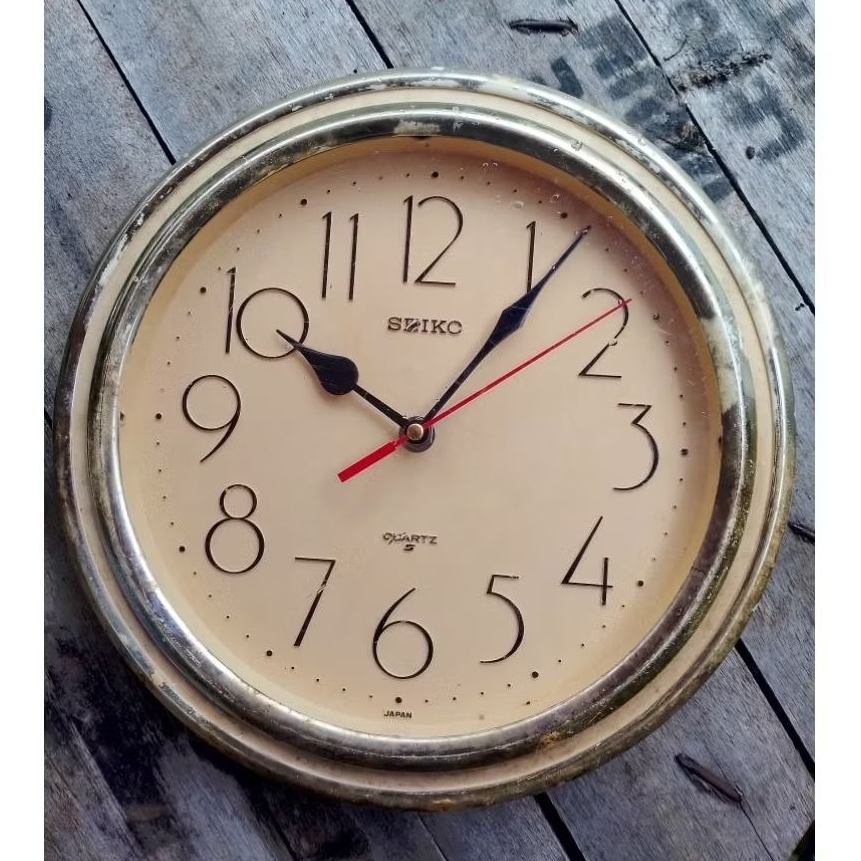 Jam dinding "Seiko" th 1980n japan jadul lawas vintage