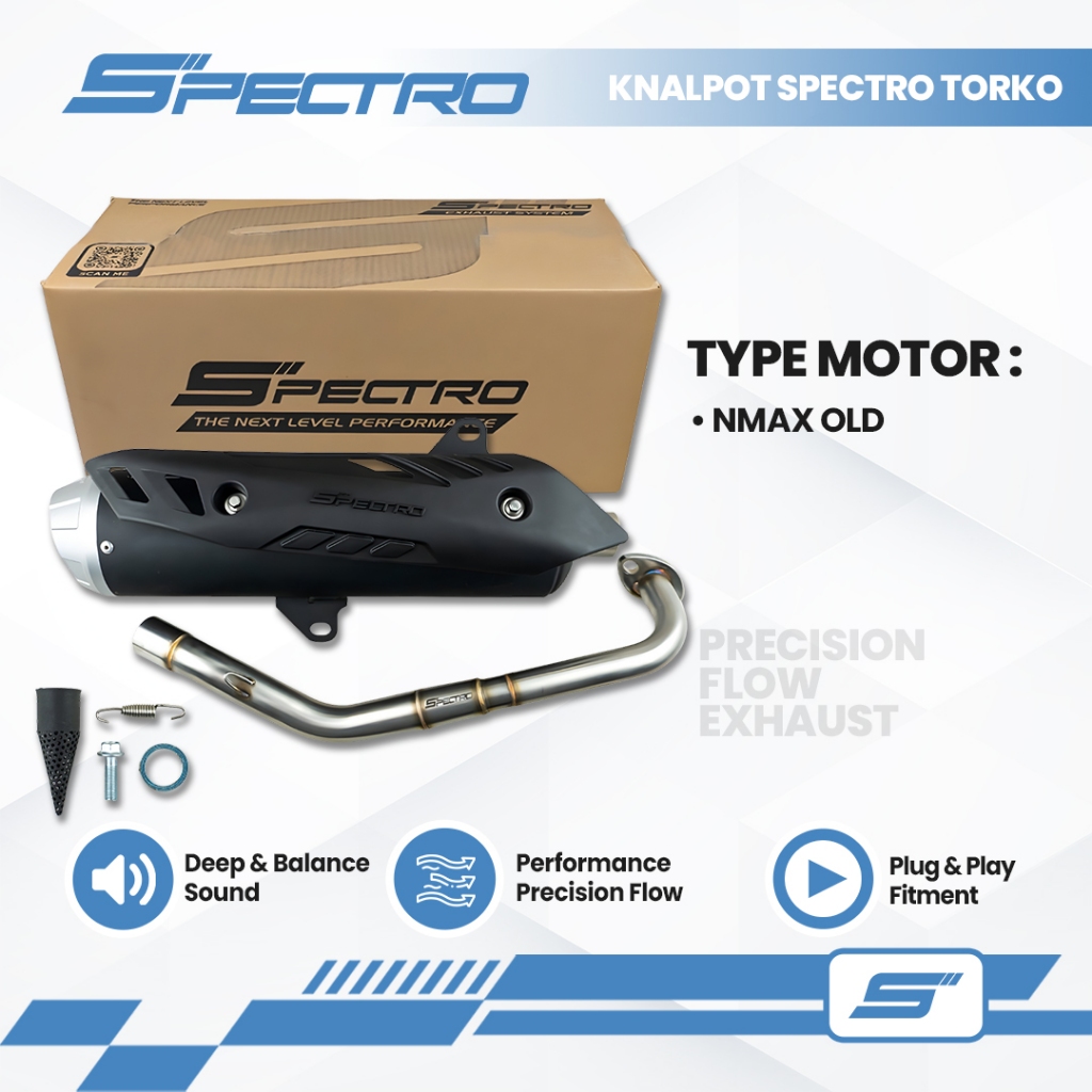 Spectro Knalpot Torko Nmax Old Kenalpot Racing Adem Full Package
