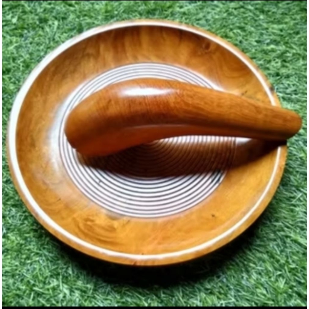 COBEK KAYU ULIN 25 CM TEBAL 5 CM