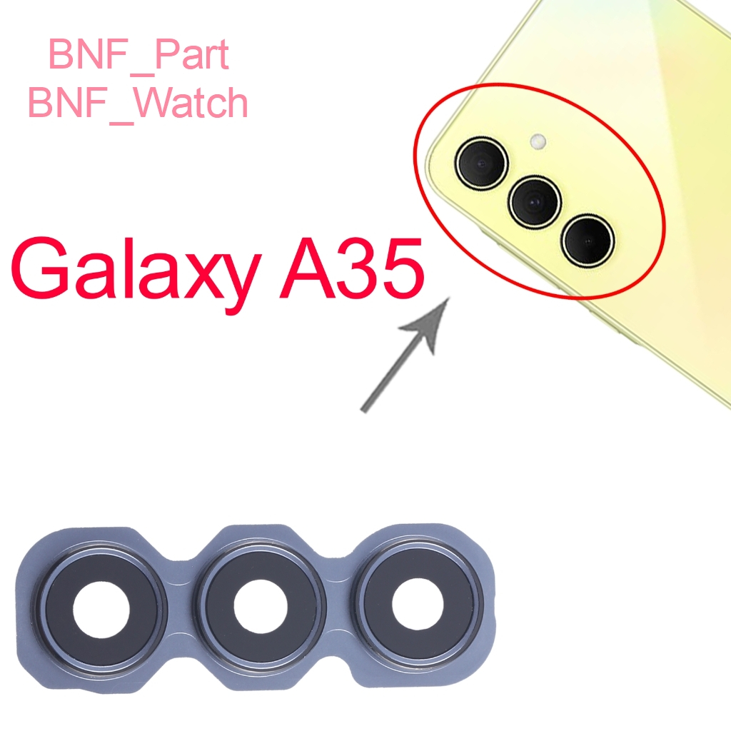 Lensa Kaca Kamera plus Frame Samsung Galaxy A35 5G / A356