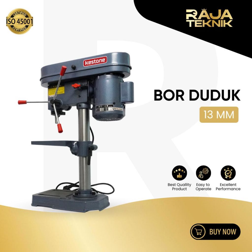 Bor Duduk 13 MM - Bench Drill - Mesin Bor Duduk Listrik