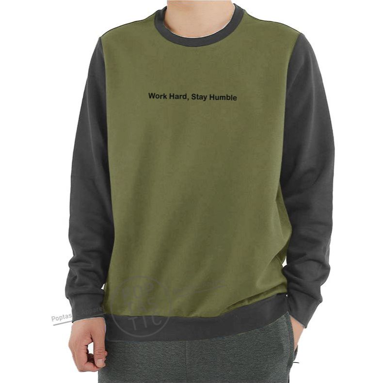 NEWW CREWNECK Jaket Distro Sweater Oblong Pria Wanita Bahan Kain Fleece Tebal