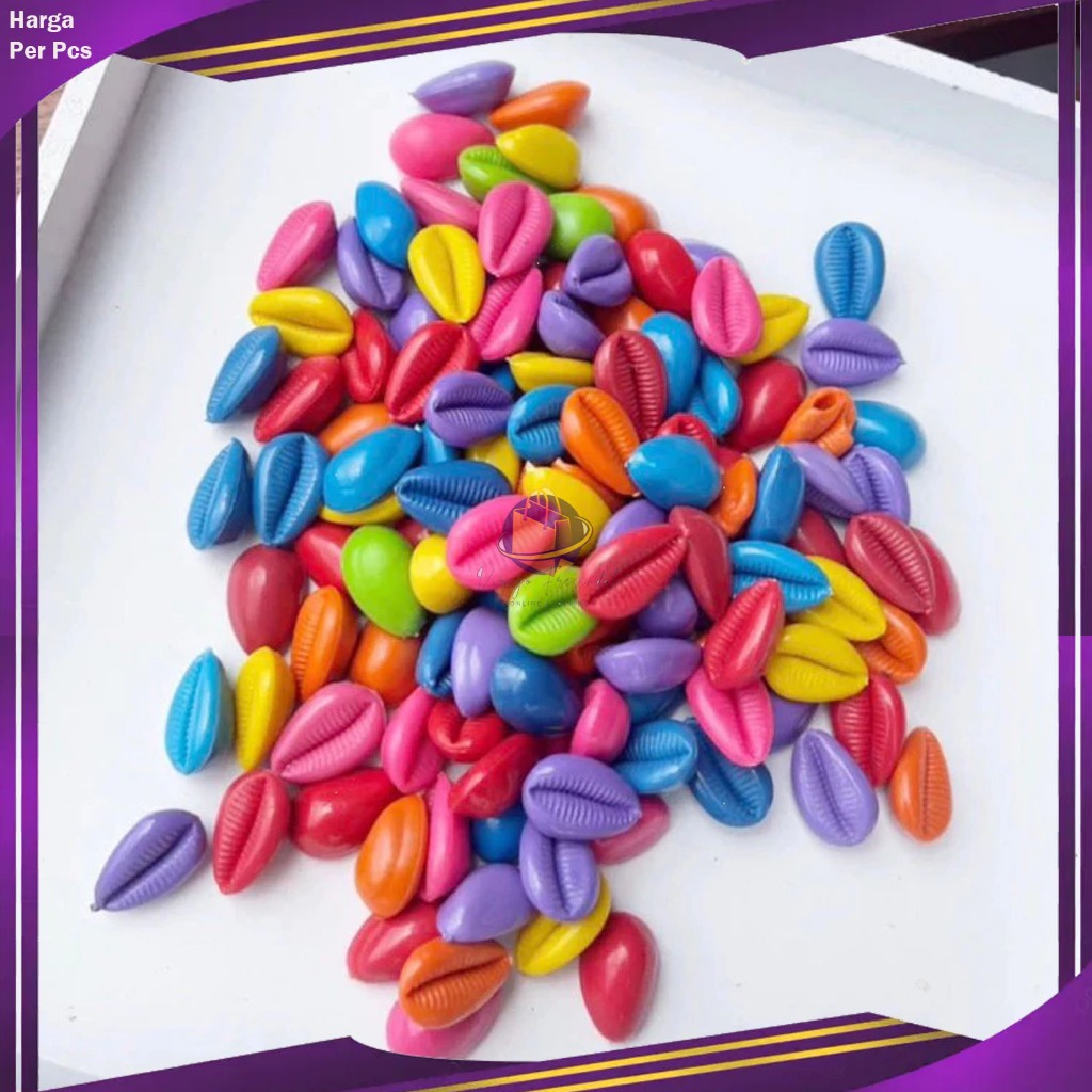 Share: BIJI CONGKLAK PLASTIK 75 GRAM KURANG LEBIH ISI 100PC MAINAN