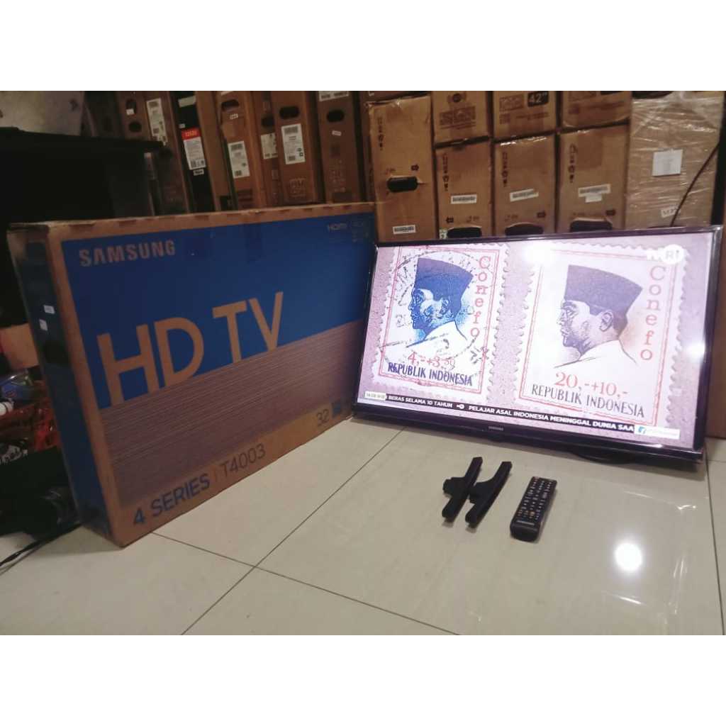 Digital TV Samsung 32 inci HD Sudah gak pakai STB Kondisi bekas pemakaian 5819F