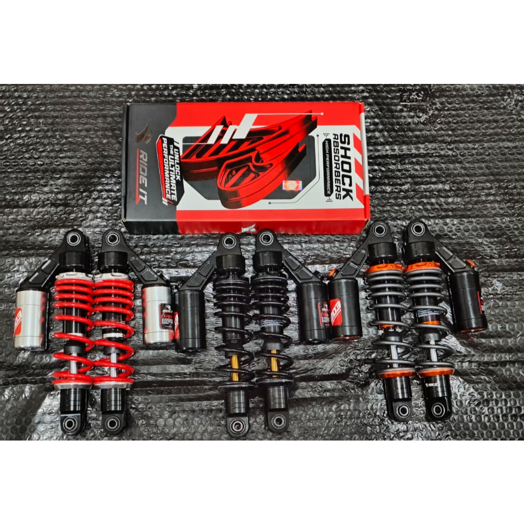 Shock breaker shock tabung belakang 203 Honda bebek double tabung ride it original motor bebek Yamah