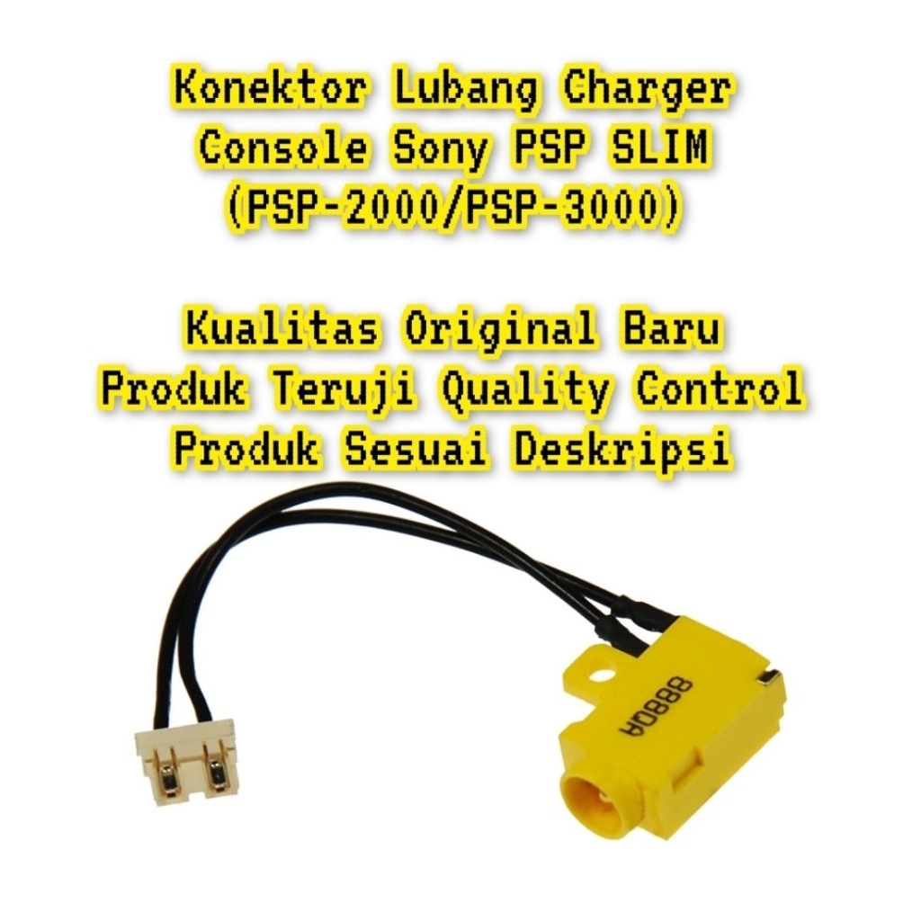 Konektor Lubang Charger Console Sony PSP SLIM PSP-2000 (Original Baru)