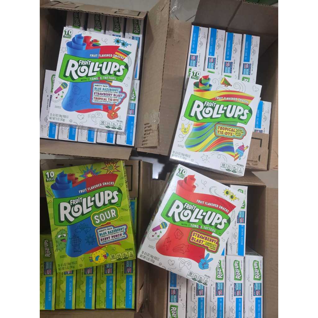Fruit roll ups candy USA per box