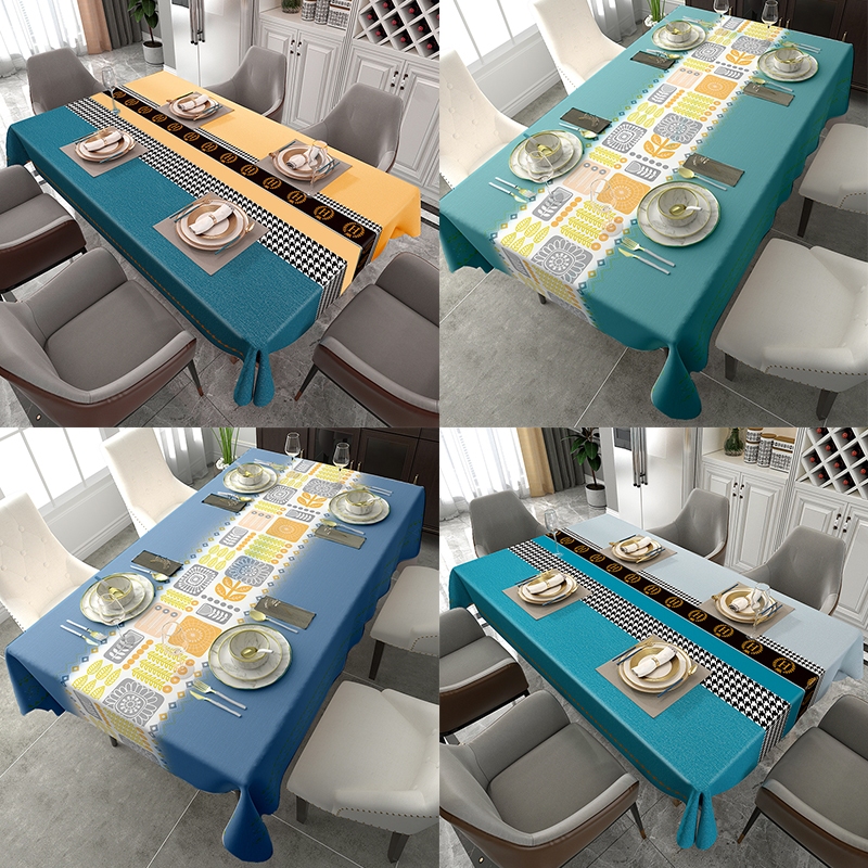 Taplak Meja PVC, Tahan Air-Panas-Minyak, Desain Mewah Modern Instagramable / Taplak / Alas Meja PVC 