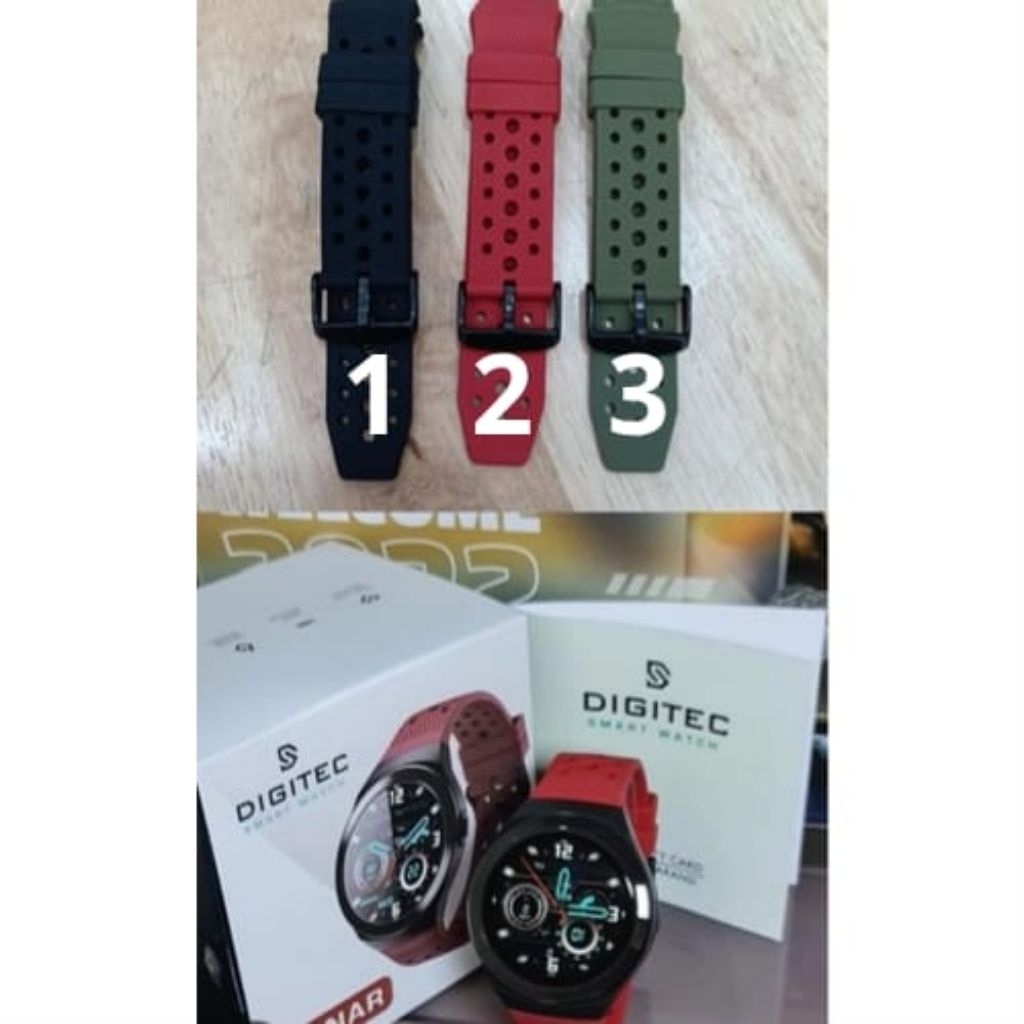 Tali Karet Jam Tangan Digitec LUNAR