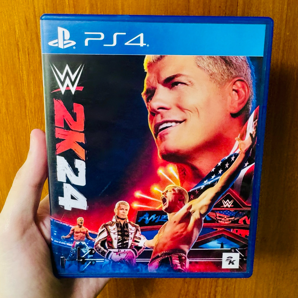 Kaset WWE 2k24 Ps4 Cd disc W2k24 Playstation Ps 4 ww2k24 2024 game games 2k wwe2k24 ori original pet