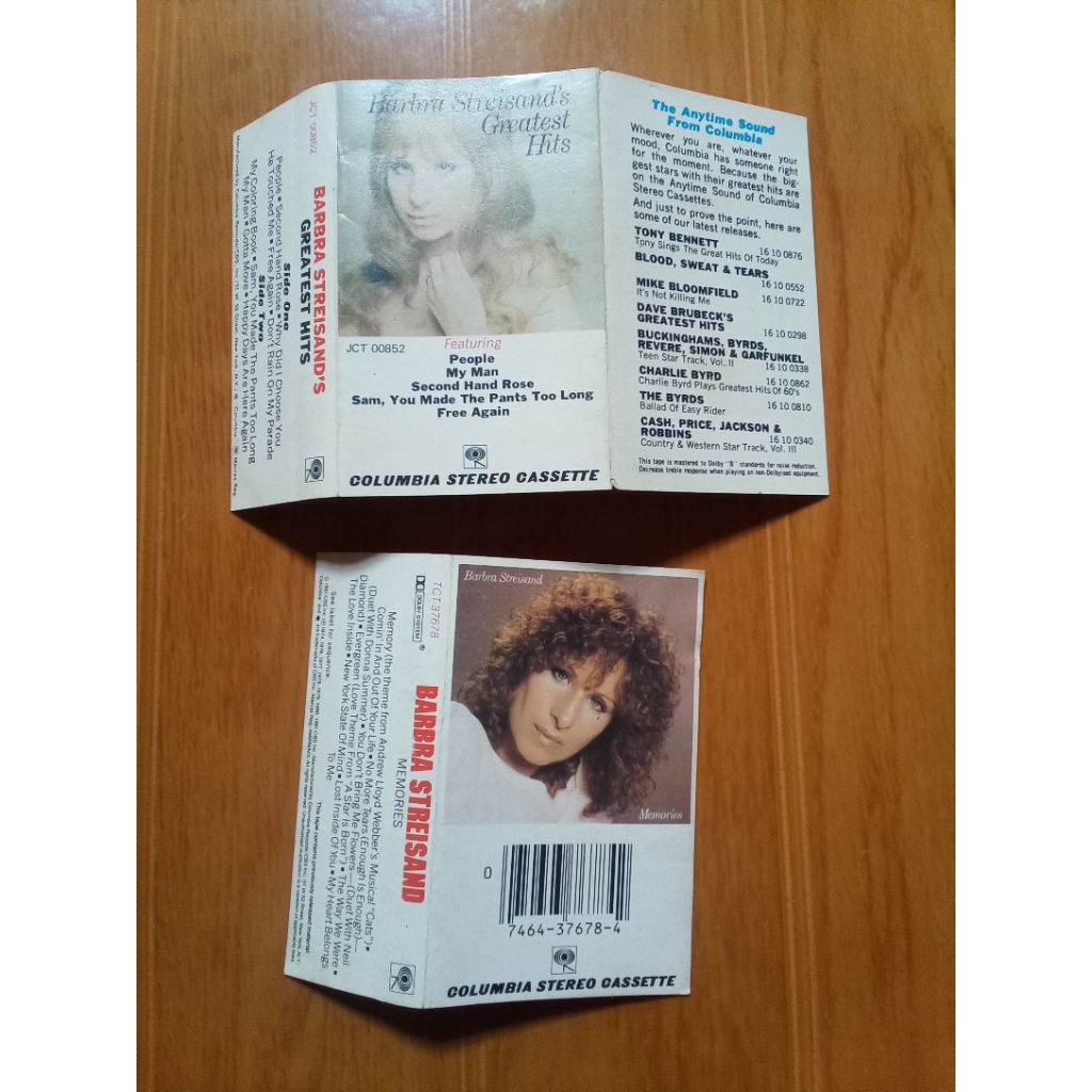 hanya cover kaset barbra streisand | tanpa kaset