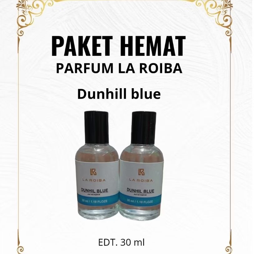 Paket Hemat 2 botol Parfum La Roiba Dunhill Blue 30 ML