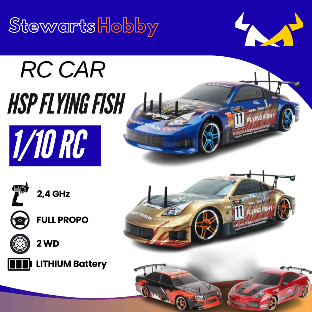 RC Car HSP Flying Fish Drift 2.4Ghz RTR