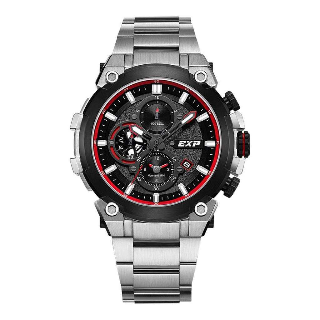 EXPEDITION E 6841 MC SILVER JAM TANGAN PRIA ORIGINAL