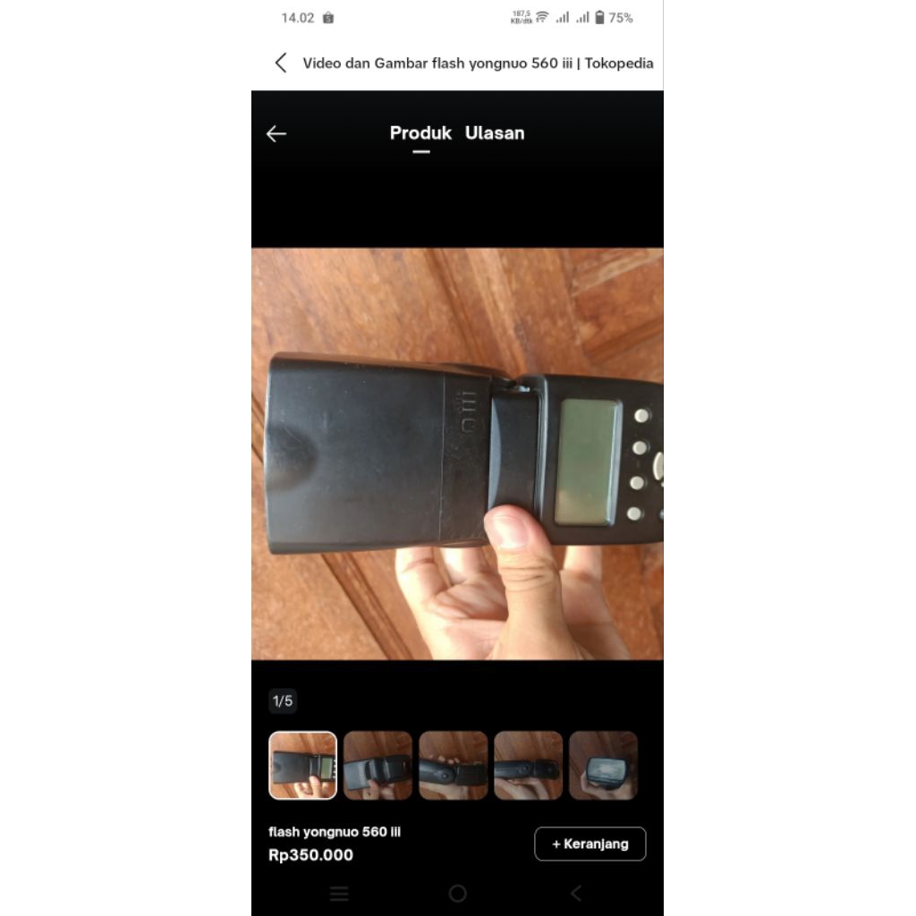 flash kamera yongnuo yn 560 III