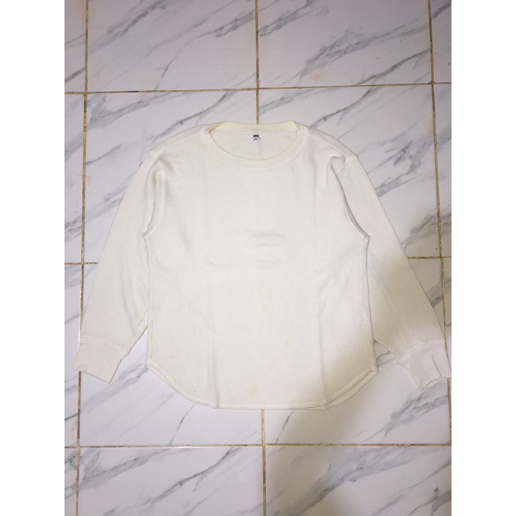 LONG SLEEVE UNIQLO WAFFLE