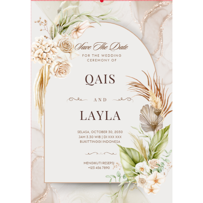 template UNDANGAN PERNIKAHAN