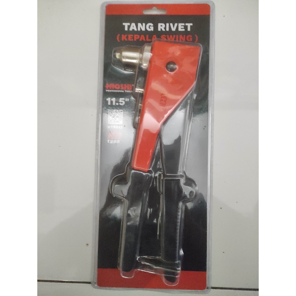 HIOSHI HTR012 TANG RIVET KEPALA SWING 11.5" - MATA HSS HEAVY DUTY HAND RIFET RIPET RIVETER
