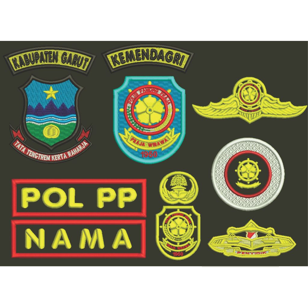 BORDIR POL PP TIMBUL 3D