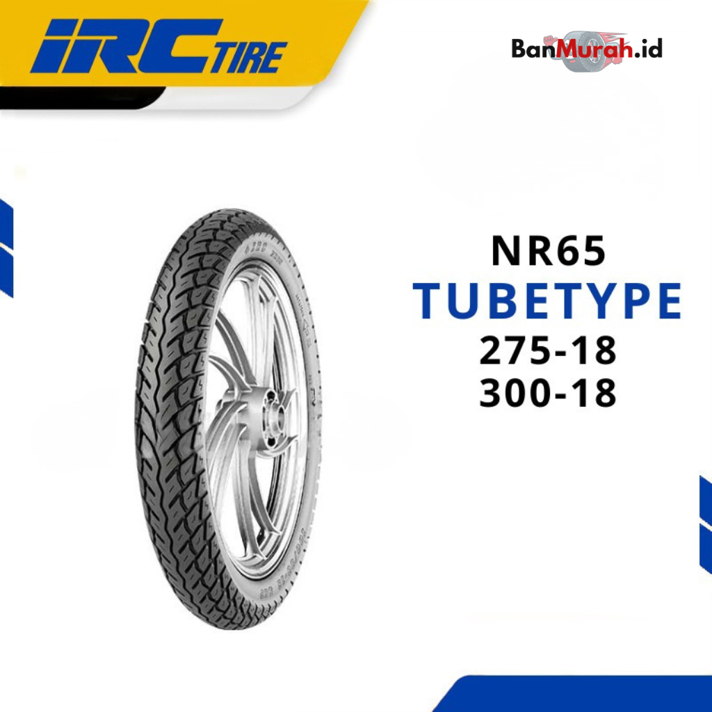 BAN LUAR SEPEDA MOTOR IRC NR65 UKURAN 275 300 RING 18 TUBETYPE
