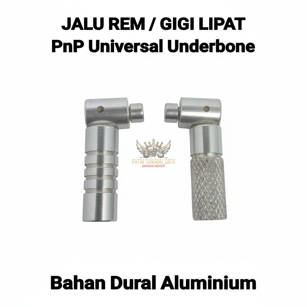 Jalu Underbone Rem Gigi Lipat CNC Dural Jalu Lipat Custom Dural Step Underbone Jalu Rem Gigi Lipat D