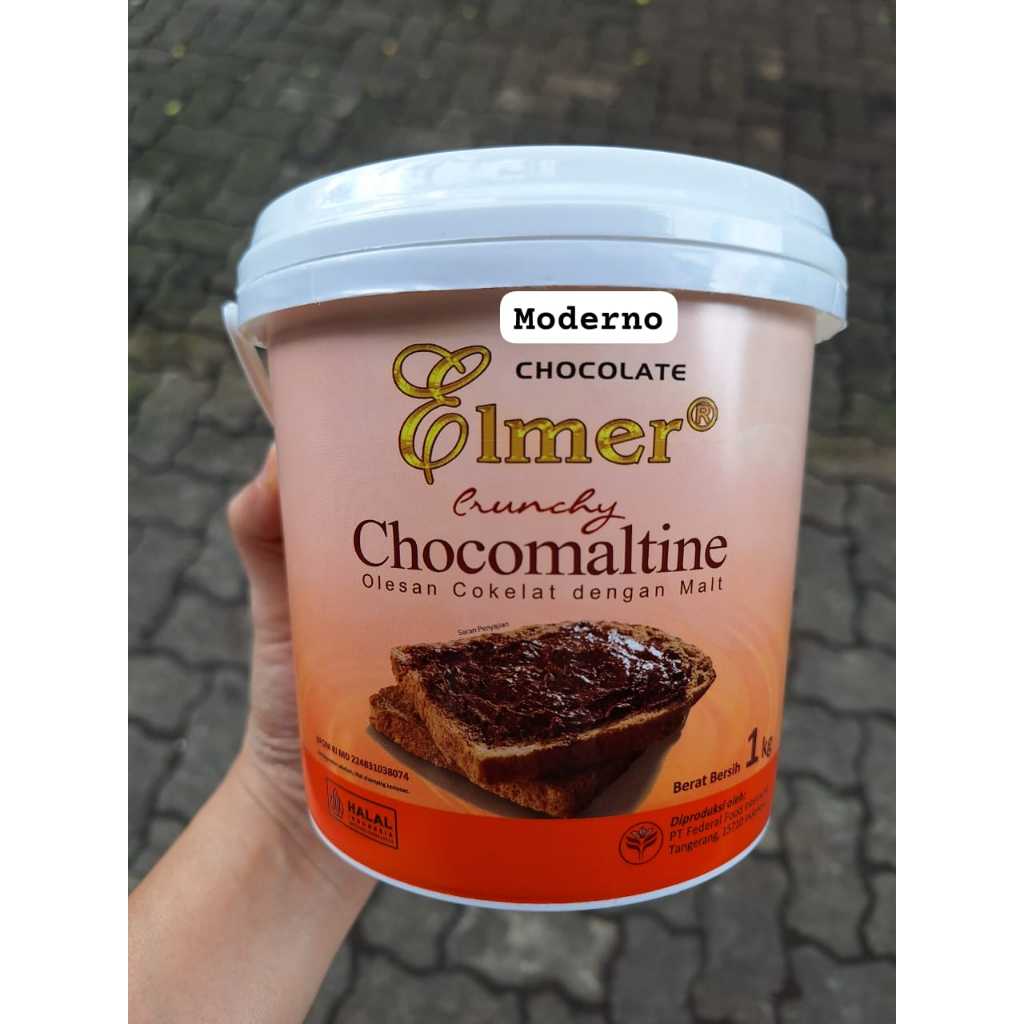 Selai Elmer Chocomaltine 1 Kg Crunchy Treats - Elmer Crunchy Ovomaltine 1 kg