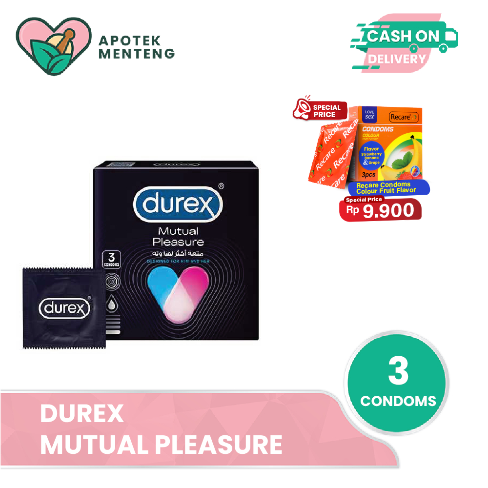 Kondom Durex Mutual Pleasure - Isi 3