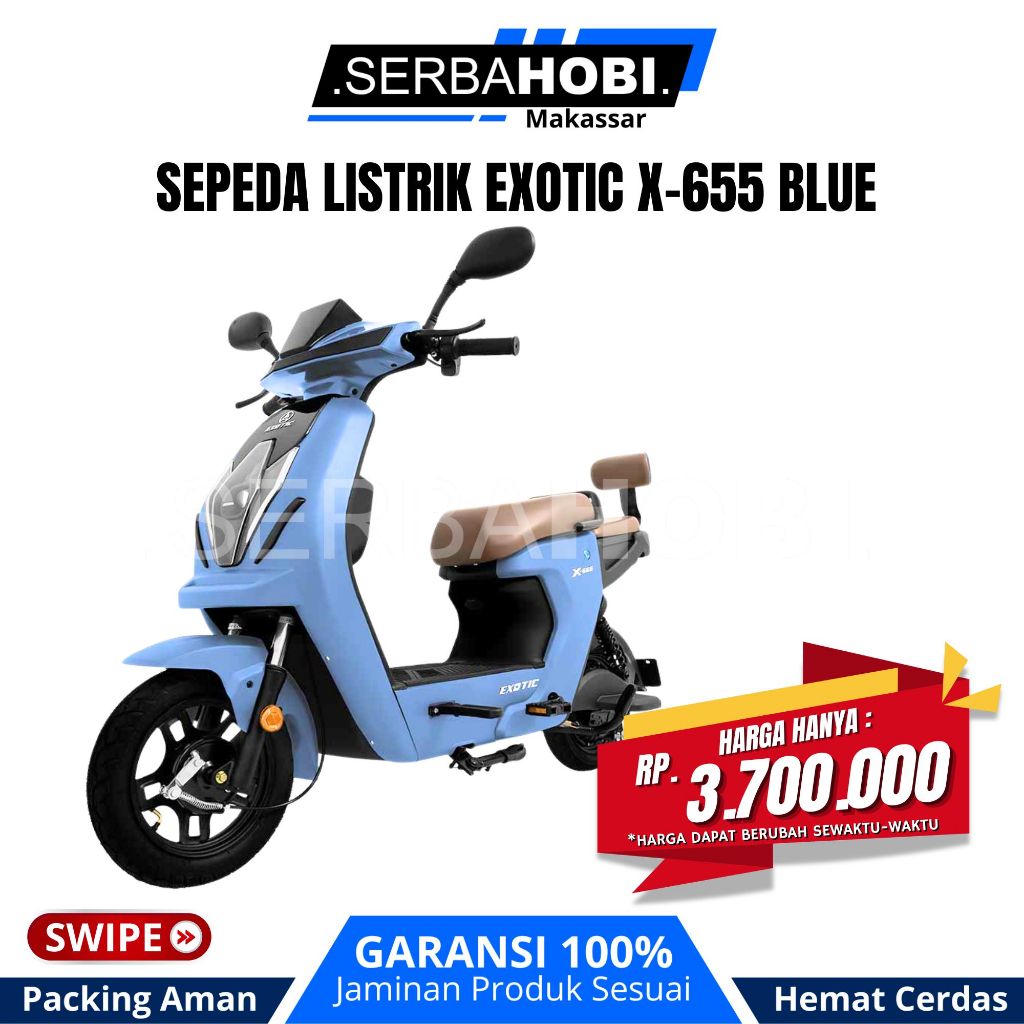 Sepeda Listrik Exotic X-655/Motor Listrik