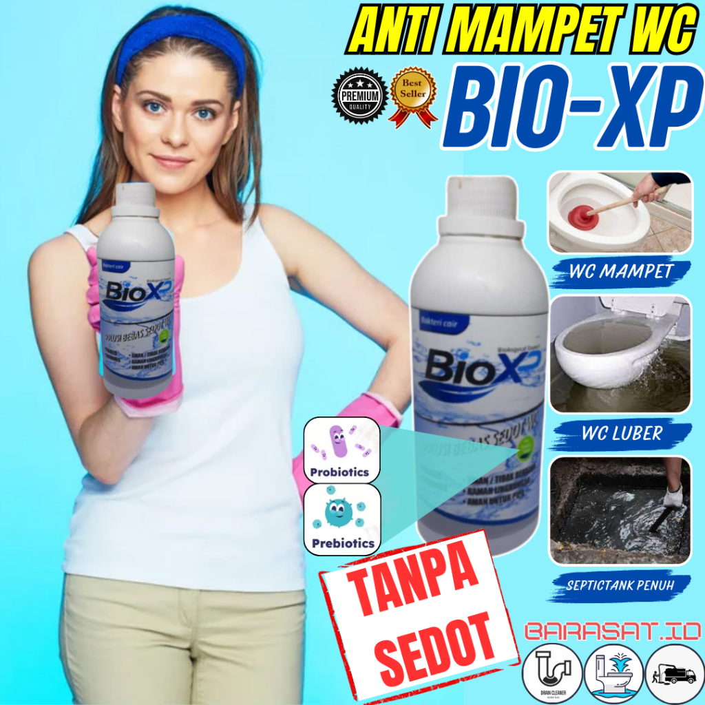Bio Xp Pengurai Tinja Septic Tank Ampuh Obat WC Penuh  Bio Xp Solusi Ampuh WC Penuh & Bau Tanpa Sedo
