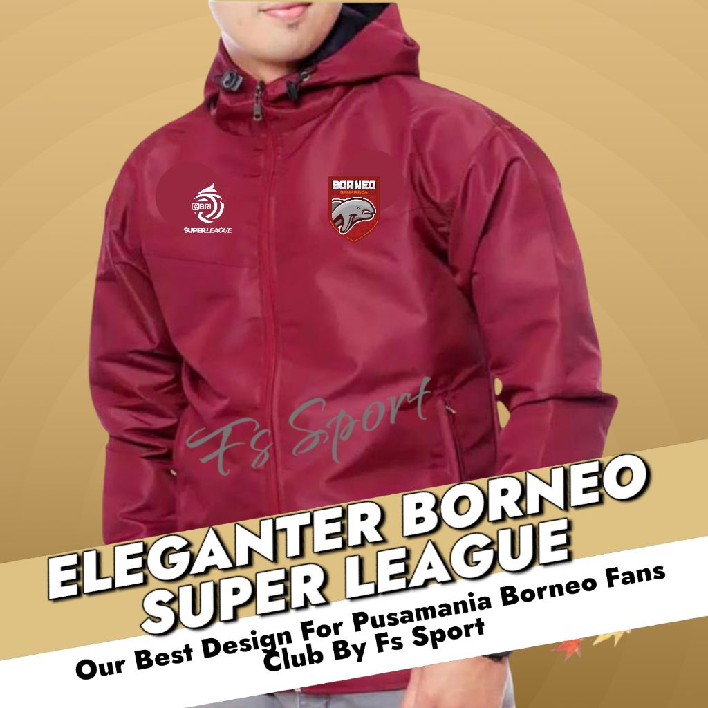 Jaket Waterproof Pusamania Borneo Fc Samarinda