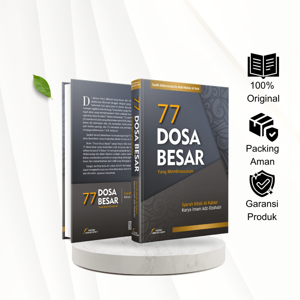 Buku 77 Dosa Besar yang Membinasakan Syarah Imam Adz-Dzahabi Oiginal - Pustaka Imam Syafii