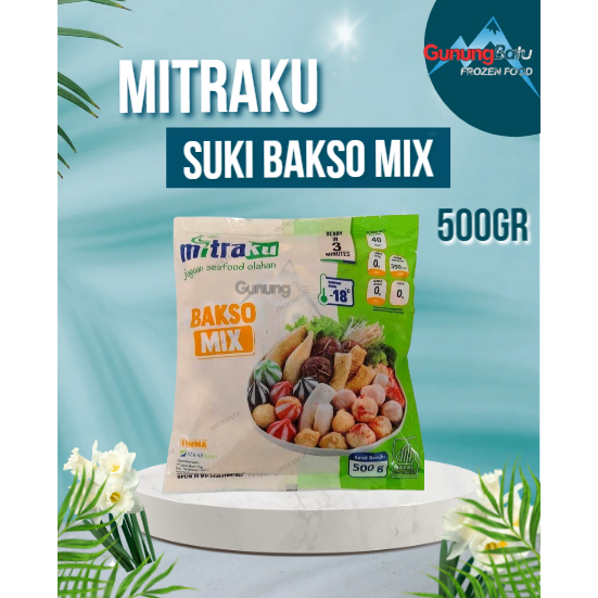 MITRAKU BAKSO IKAN MIX 500gr/ SUKI-SUKIAN/ SUKI CAMPUR