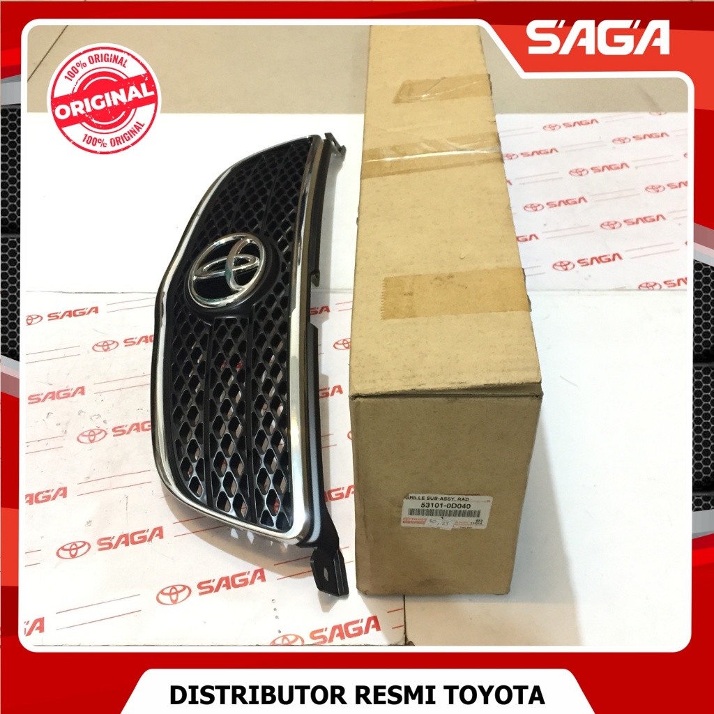 SAGA | Grill Radiator Depan Vios Gen 1 2002-2006 Original Toyota 53101-0D040