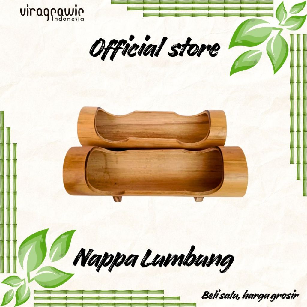 Nappa Bambu Handmade/Nappa Lumbung FREE GRAVIR