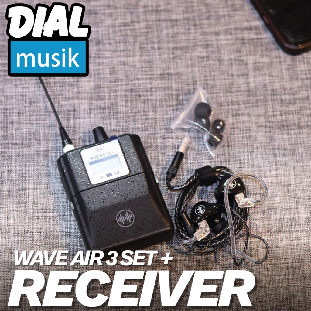 Wave Audio Air 3 Stereo Plus Wireless IEM Receiver - In Ear Monitor Wireless Receiver