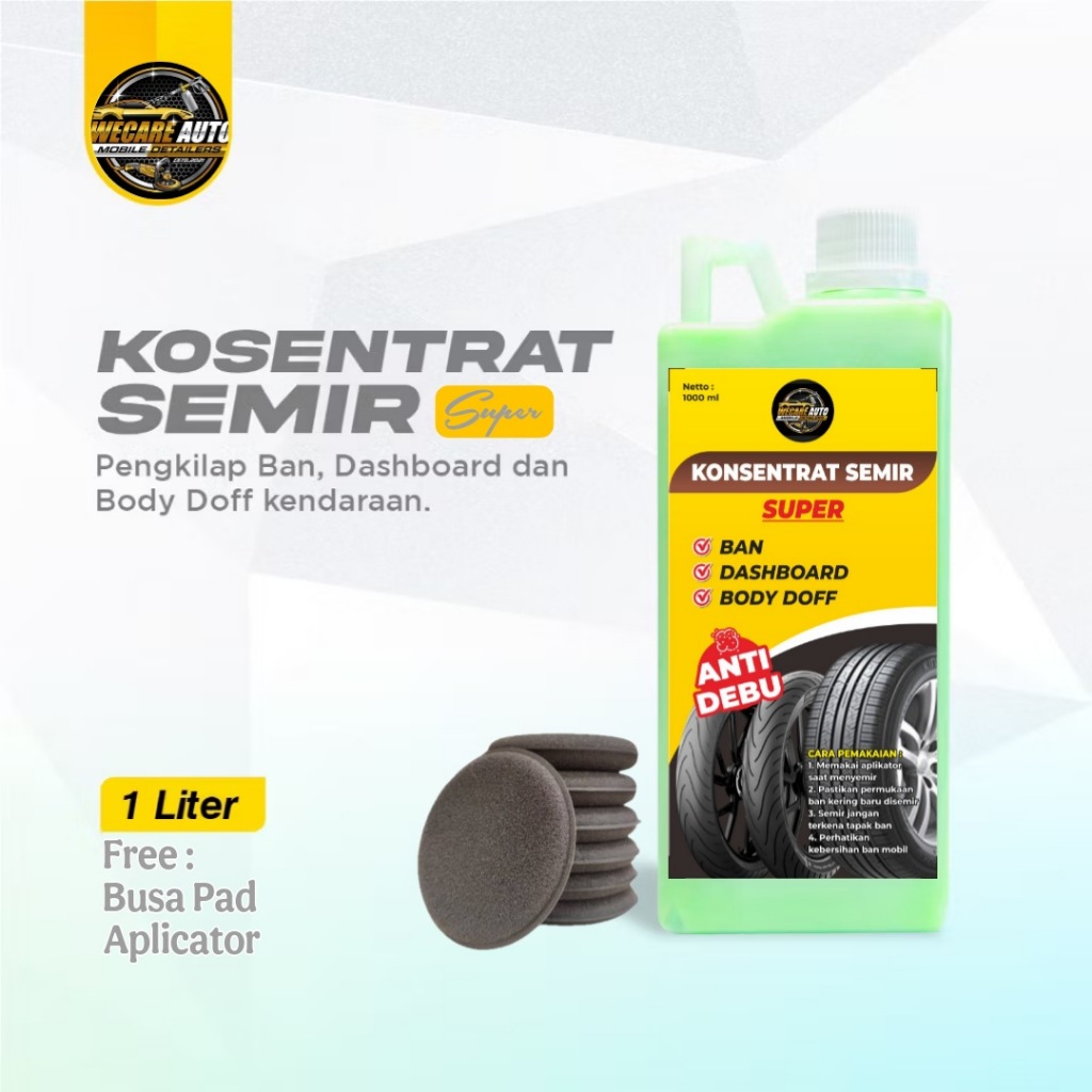 Trending No. 1 kosentrat semir super ban semir jok semir dashboard semir body doff motor mobil tire 