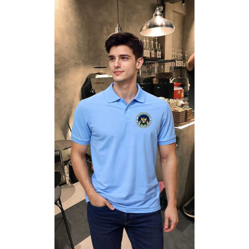 Seragam SPPG Lengan Pendek POLOS Kaos BGN MBG seragam Makan siang gratis