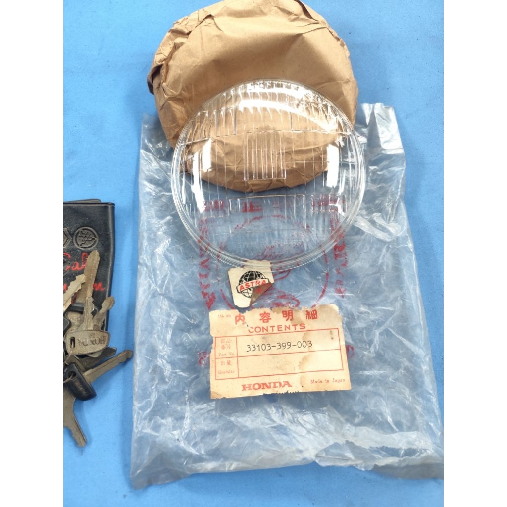 Kaca Lampu reflektor Honda GL100 GL125 CG XL125S original