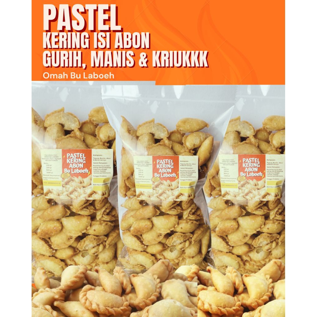 PASTEL KERING ISI ABON PREMIUM SUPER RENYAH BERKUALITAS