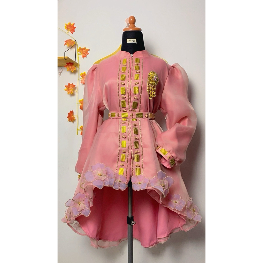 LIVRA | Baju Bodo Modern Special Request – Pink Blossom Elegance | Baju Pesta Wanita Modern